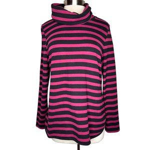 Croft & Borrow size large knit turtleneck stretch long sleeve